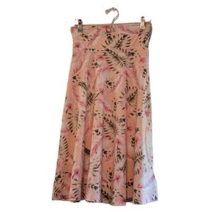 Pink Magazine Women's Floral Foldover Skirt